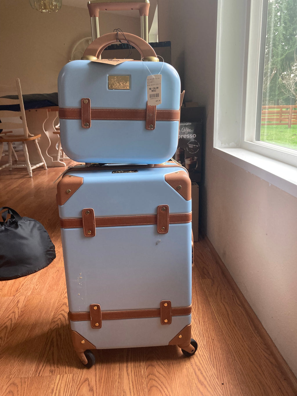 Chariot Suitcase and Make up Case
